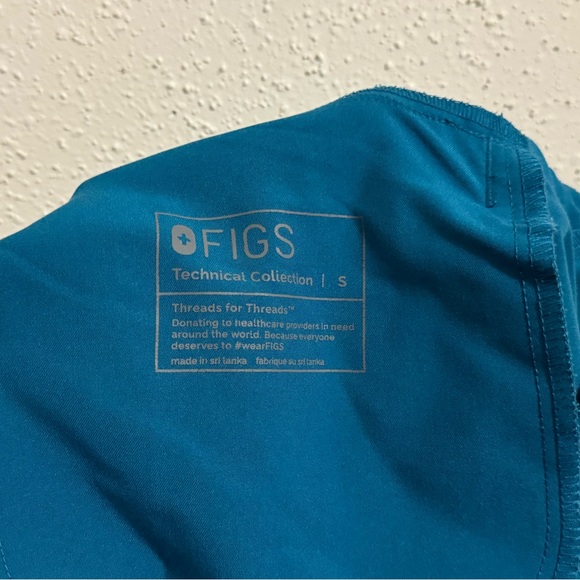 Figs Tansen Jogger Scrub Pants in Pacific Blue - Size S - Picture 10 of 12